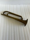 Vintage Rexcraft Like Boy Scouts Brass Bugle Usa No Mouthpiece Military Decor