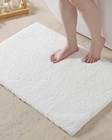 3 Piece Bathroom Rugs Bath Mat Set  Dries Quickly non Slip Fluffy Shaggy Bath   