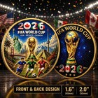 2026 Football Championship Coin  Usa Mexico Canada Soccer Collectible Souvenir