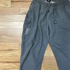 New England Patriots Sweatpants Fleece Men   s M Nfl Team Apparel Gray Logo Read