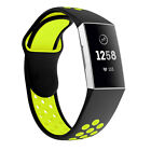 Breathable Sports Soft Watch Band Silicone Bracelet Strap For Fitbit Charge 3 4