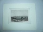 New Braunfels  Texas  Anno 1850  Steelengraving  Passepartout