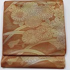 6579  Japanese Vintage Fukuro Obi Belt Kimono Fabric Silk Traditional