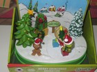 Merry Grinchmas Christmas Grinch Musical Rotates Lighted Snow Covered Decoration