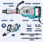 Demolition Jack Hammer 14 5amp Sds-hex Concrete Breaker  65 Joules Heavy Duty