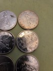 Lot Of 6 Canadian 80  Silver Dollars  Free Shipping
