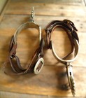 Pair Of Vintage Engraved Ricardo Western Show Spurs 1940s