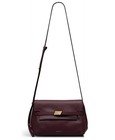  348  Radley London The Christina Small Flap Over Crossbody Bag Dark Red Gold
