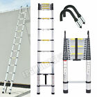 5m Telescopic Ladder Extendable Multi-purpose Aluminum Folding Steps Frame New