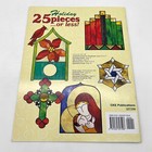 Cke Holiday 25 Pieces Or Less  Tayne Stained Glass Design Pattern Book Christmas