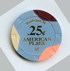  25 Chip From The American Place Casino Waukegan Illinois