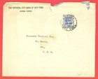 Hong Kong Kgv 25c Solo Used On Victoria Cds Cancel Cover To Usa 1938