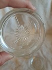 Vtg 1950s 60s Sunburst Design Federal Glass Drink Coasters Barware