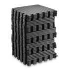 Open Box - 36 Gym Exercise Flooring Mats - 12  Foam Workout Puzzle Tiles