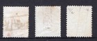 Tasmania 3 X Qv Sideface Stamps With Loose Ship Letter Cancels