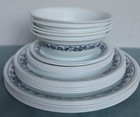 Corelle Old Town Blue Onion Plates   Bowls   Saucers   Retired   22 Pieces