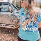 Jeep Dog Buddy T-shirt Size Xl Comfort Colors Shirt Screen Printed Design