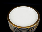 Set Of 12 Vintage Ernest Sohn Creations Gold Rimmed Salad Dessert Plates 7 5   
