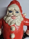 Vintage Santa Ceramic Mold  Creepy  Funny  Ho Ho Ho  Christmas  White Elephant 