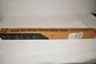 Perma Products 755 Retractable 41  Tall Baby Safety Gate - White