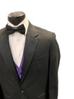 Black Allure Tuxedo Jacket- Used-gala  Prom  Wedding  Formal