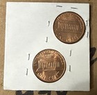 1980-p   D Lincoln Memorial Cents  Unc Lot Of 2 Bu Coins From Obw Rolls  8011