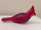 Fenton Vintage Ruby Red Glass Cardinal Bird Figurine  5245ru