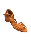 Women s Latin Dance Shoes - Low Heel Tango Salsa Shoes For Tan Girls
