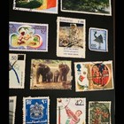 100 Used Vintage Stamps Collection -rare Philatelic Finds  Free Shipping