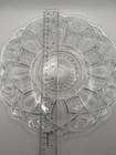 Vintage Le Smith Beautiful Clear Cut Crystal Bowl 10 5 Inch  Excellent Condition