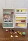 Vtg Ideal Petite Princess Dollhouse Furniture Kitchen Refrigerator 1960s