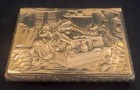 Very Nice 19th Century Swedish Silver Repousse Cigarette Case Great Condition