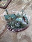 Neuschwanstein Castle Miniature Model Figurine On Base