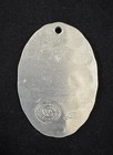 Vintage Wendell August Forge Letter    w    Forged Hammered Aluminum Key Fob Chain
