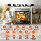 Uimoso 24  Electric Built-in Wall Oven  16 Functions  2 68 Cu  Ft Capacity