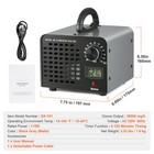 36000mg h Ozone Generator Machine Air Purifier Ionizer Ozonator Timer Home