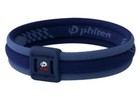 Lot Of 2 - Phiten X30 Edge Titanium Bracelet 7 1 2  19cm Navy blue - New  sealed