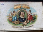 Vtg 1940   s Lord Beaconsfield Cigar  Box Tampa Florida Label Printed Cuba