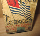 Our Flag Cut Plug Tobacco -- Chewing Smoking - Old Patriotic Box - From Virginia