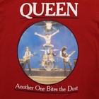 Queen Band Shirt Mens Large Red Another One Bites The Dust Album Cover Official 