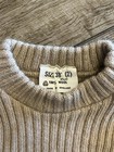 Vintage 100  Wool Commando Sweater Mens Size 38  2  Made In England Ribbed