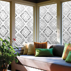 Window Privacy Film Frosted Glass Window Film  Static Cling Door Decorative Film