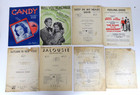 Lot Of Vintage  Antique Sheet Music From 1920s To 1970s Conditions Vary As Is