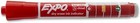 Expo 1946761 -  Ink Indicator Dry Erase Marker  Chisel Tip  Red  3 Each