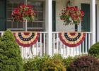 Briarwood Lane Tea Stained Patriotic Bunting 36  X 18 