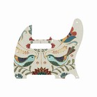Floral Birds Telecaster Pickguard   Custom Printed 3-ply Fits Fender Tele 8-hole