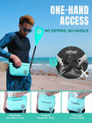 Ipx7 Waterproof Fanny Pack With Magnetic One-hand Quick Closure  Durable Waterpr