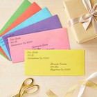 120 Pack  10 Windowless Colored Business Envelopes  6 Colors  4-1 8 X 9-1 2 In