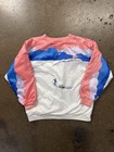 Vintage 80s Adidas All Over Print Sweatshirt Womens Medium Trefoil Logo