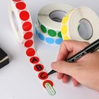 Pack Of 2000 Round Color Coding Circle Dots Stickers Labels  3 4   Green  